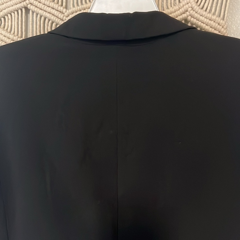 Norma Kamali single breasted blazer black size 4 - Picture 8 of 11